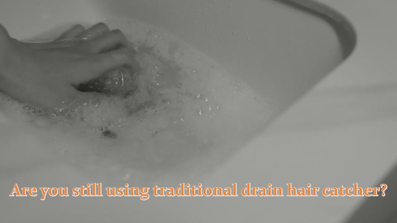 Wokdada  (Dark Gray) Bathtub Drain Hair Catcher: Fast Drainage Shower Version, Reversible 304 Stainless Steel Protector. Fits Pop-Up & Regular Bathroom Drains